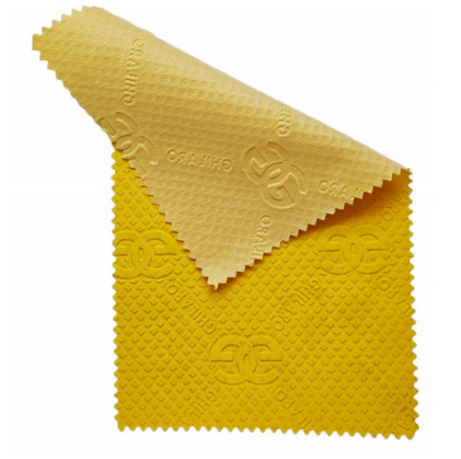 polyester pongee embossed bonded knitted fabric