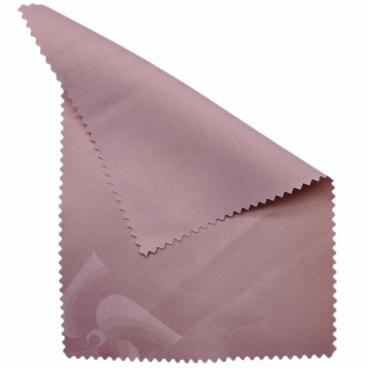 Permanent flame retardant and antistatic jacquard fabric