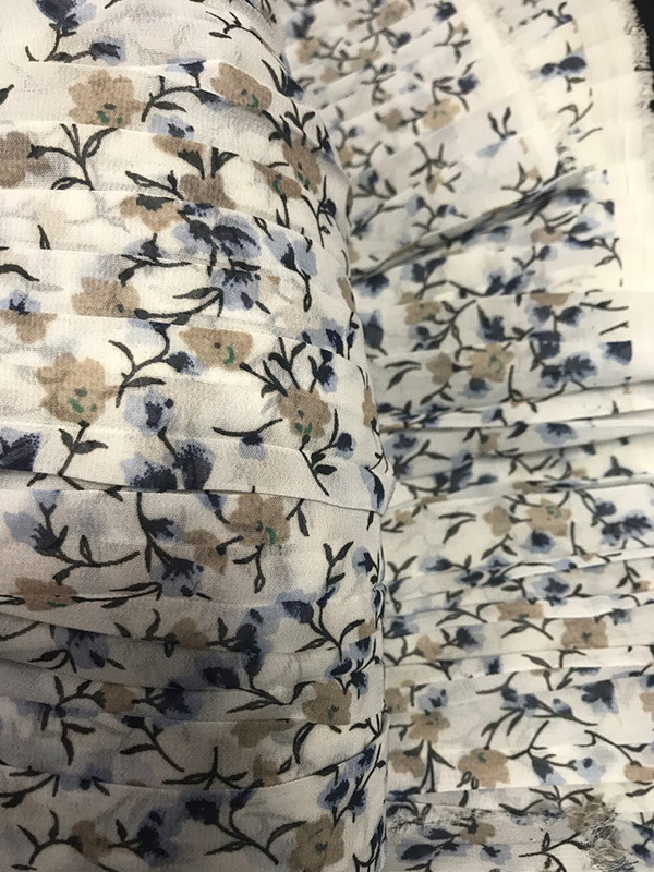 SL000828:100% CHIFFON PRESSED CREPE